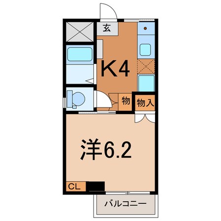 高城駅 徒歩3分 3階の物件間取画像